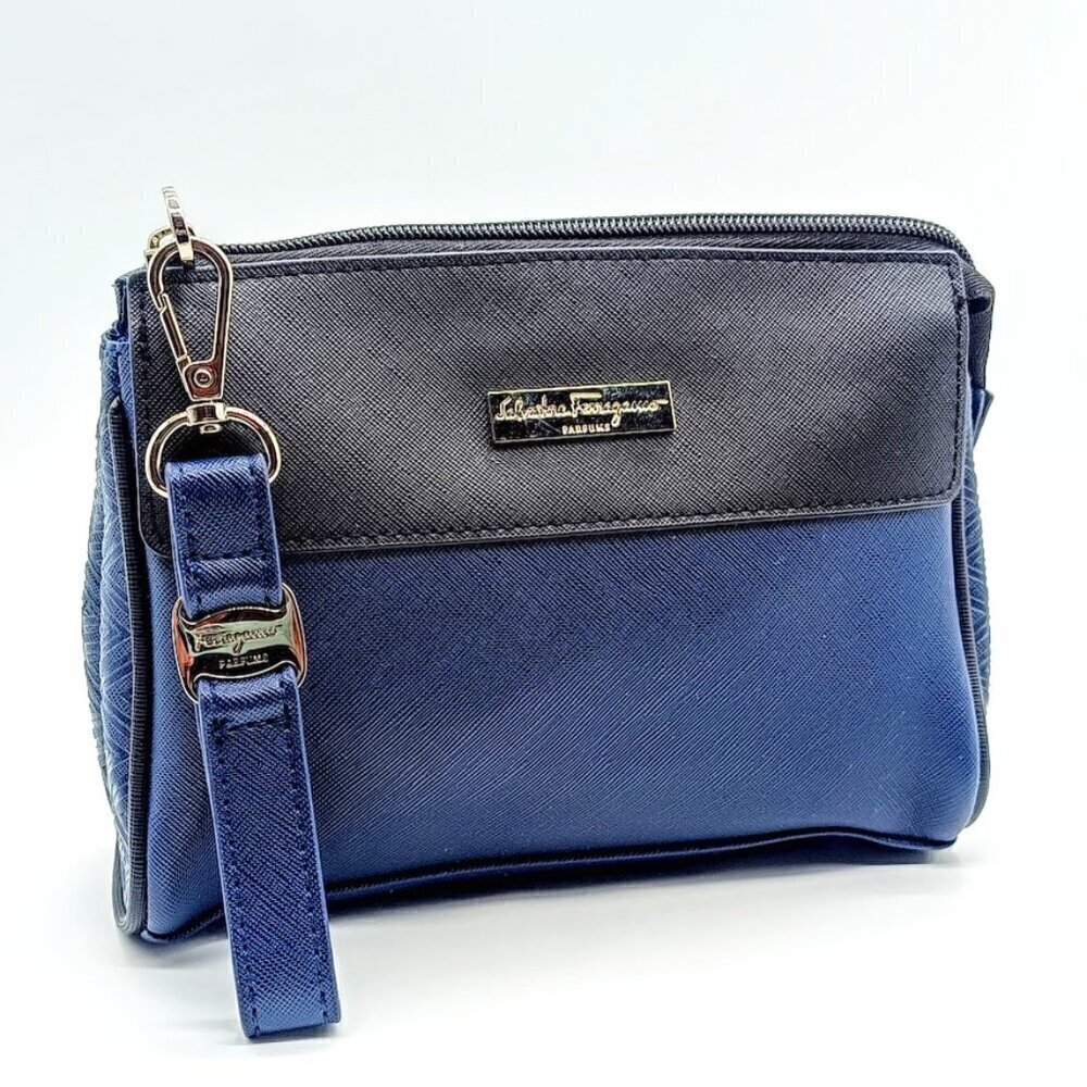 Salvatore Ferragamo Parfums X EVA Air Faux Leather Wristlet